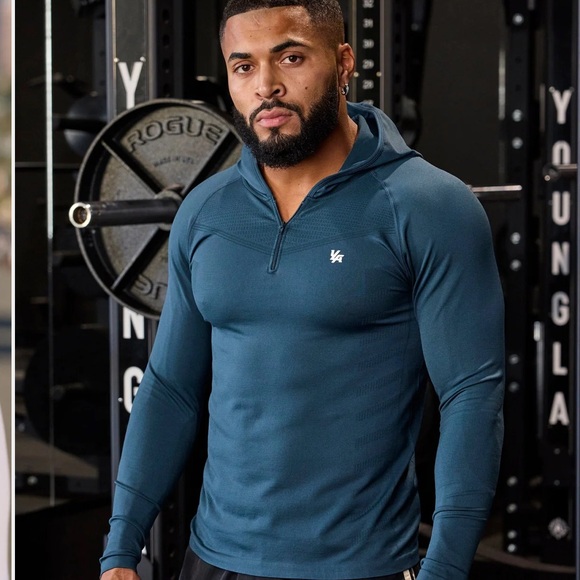 YoungLA Other - YoungLA Super Villain, compression hoodie- Teal- large